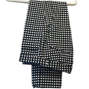 Banana Republic Sloan Skinny Pant Black & White Checkered